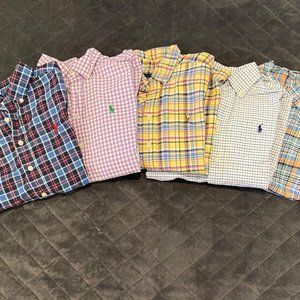 Boys Polo Button Down Shirts - Size 10-12